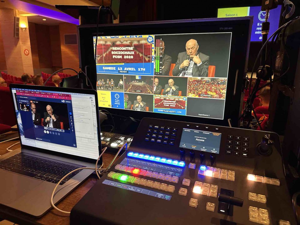 Captation live streaming Sociochaux par Time Prod - Retraite Jean-Claude Plessis